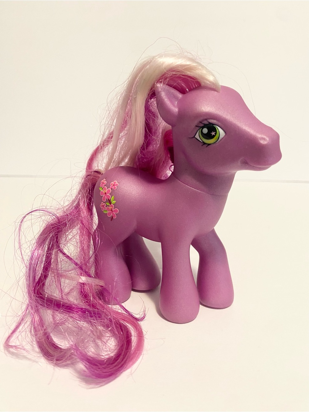 My Little Pony MLP G3 Cherry Blossom Pink Flowers 2000s Toy Horse